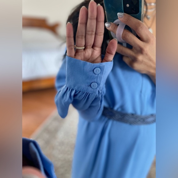 ✨H&M✨100% Viscose Midi Dress - Picture 4 of 9